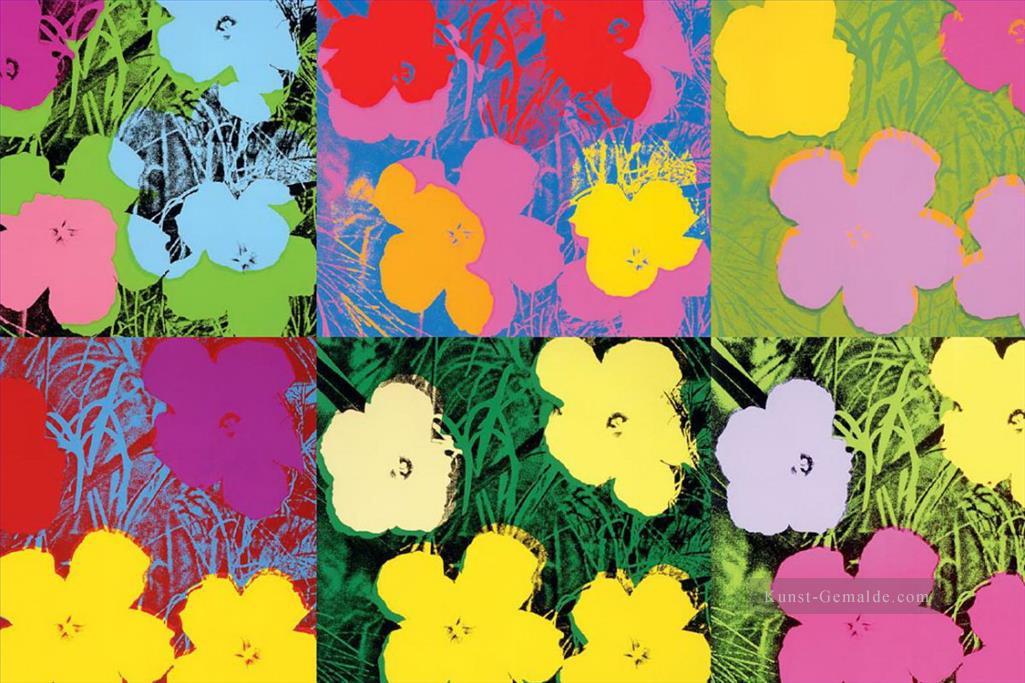 Blumen 6 Andy Warhol Ölgemälde